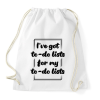 PRINTFASHION I've got to -do lists - Sportzsák, Tornazsák - Fehér
