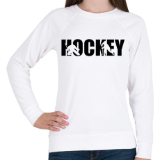 PRINTFASHION Ice Hockey - Női pulóver - Fehér