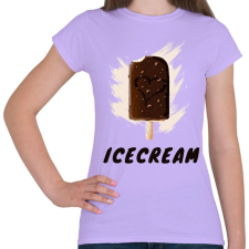PRINTFASHION ICECREAM - Női póló - Viola női póló
