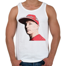 PRINTFASHION Iceman - Férfi atléta - Fehér atléta, trikó