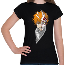PRINTFASHION Ichigo Kurosaki - Női póló - Fekete női póló