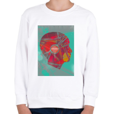 PRINTFASHION Ideg - Gyerek pulóver - Fehér gyerek pulóver, kardigán