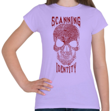PRINTFASHION Identitás szkennelés. - Női póló - Viola