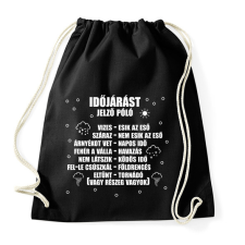 PRINTFASHION Időjárást jelző póló - Sportzsák, Tornazsák - Fekete tornazsák