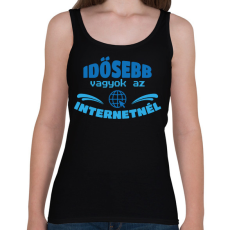 PRINTFASHION Idősebb vagyok - Női atléta - Fekete