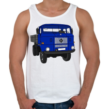 PRINTFASHION Ifa - Férfi atléta - Fehér atléta, trikó