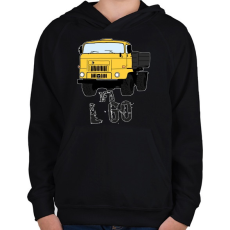 PRINTFASHION IFA L60 - Gyerek kapucnis pulóver - Fekete