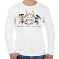 PRINTFASHION IFBB_logo - Férfi hosszú ujjú póló - Fehér férfi póló