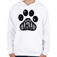 PRINTFASHION Igaz barátság - Gyerek kapucnis pulóver - Fehér gyerek pulóver, kardigán