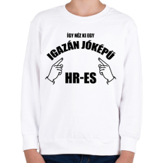 PRINTFASHION Igazán jóképű HR-es - Gyerek pulóver - Fehér