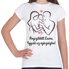 PRINTFASHION Igyunk az egészségére - Női póló - Fehér