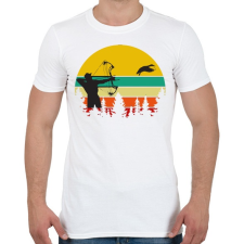 PRINTFASHION Íjász - Férfi póló - Fehér férfi póló