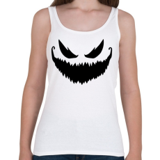 PRINTFASHION Ijesztő halloween tökfej 2 - Női atléta - Fehér