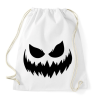 PRINTFASHION Ijesztő halloween tökfej 3 - Sportzsák, Tornazsák - Fehér