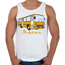 PRINTFASHION ikarus - Férfi atléta - Fehér atléta, trikó