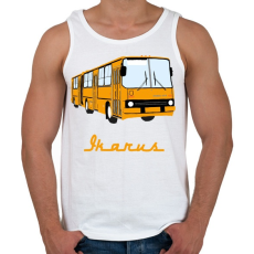 PRINTFASHION ikarus - Férfi atléta - Fehér