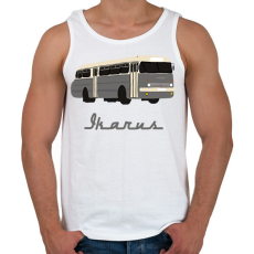 PRINTFASHION Ikarus  - Férfi atléta - Fehér