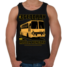PRINTFASHION Ikarus  - Férfi atléta - Fekete