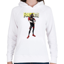 PRINTFASHION iKonik Fortnite - Női kapucnis pulóver - Fehér női pulóver, kardigán