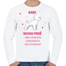 PRINTFASHION Ikrek - Bichon frisé - Férfi pulóver - Fehér férfi pulóver, kardigán