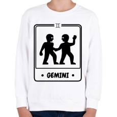 PRINTFASHION ikrek - Gyerek pulóver - Fehér