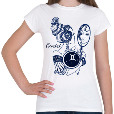 PRINTFASHION ikrek - Női póló - Fehér