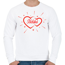 PRINTFASHION Ildikó - Férfi pulóver - Fehér