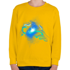 PRINTFASHION Illúzió - Gyerek pulóver - Sárga gyerek pulóver, kardigán