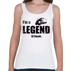 PRINTFASHION im a legend of roads - Női atléta - Fehér