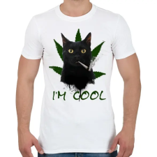 PRINTFASHION IM COOL - Férfi póló - Fehér férfi póló