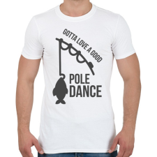 PRINTFASHION Imádom, ahogy ficánkol  - Férfi póló - Fehér férfi póló