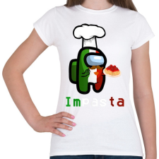 PRINTFASHION Impasta - Among Us - Női póló - Fehér női póló