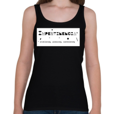 PRINTFASHION Impertinencia - Női atléta - Fekete