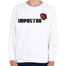 PRINTFASHION Impostor - Among us - Gyerek pulóver - Fehér gyerek pulóver, kardigán