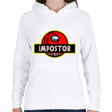 PRINTFASHION Impostor - Among us - Női kapucnis pulóver - Fehér női pulóver, kardigán