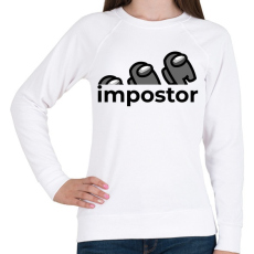 PRINTFASHION Impostor - Among us - Női pulóver - Fehér