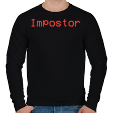 PRINTFASHION Impostor - Férfi pulóver - Fekete férfi pulóver, kardigán