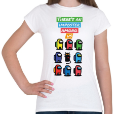 PRINTFASHION Impostor - there is an impostor - Női póló - Fehér női póló