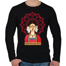 PRINTFASHION Indiai közmondás - Férfi hosszú ujjú póló - Fekete