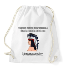 PRINTFASHION Indián barát - Sportzsák, Tornazsák - Fehér tornazsák