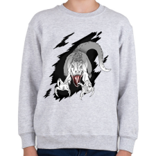 PRINTFASHION Indominus rex - Gyerek pulóver - Sport szürke gyerek pulóver, kardigán