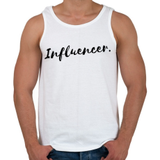 PRINTFASHION Influencer - Férfi atléta - Fehér