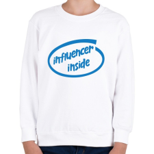 PRINTFASHION Influencer inside - Gyerek pulóver - Fehér gyerek pulóver, kardigán