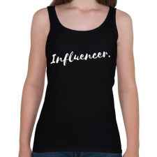 PRINTFASHION Influencer - Női atléta - Fekete női trikó