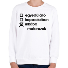 PRINTFASHION inkább - Gyerek pulóver - Fehér gyerek pulóver, kardigán