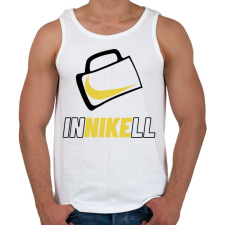 PRINTFASHION InNIKEll - Férfi atléta - Fehér atléta, trikó