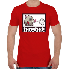 PRINTFASHION Inosuke - Férfi póló - Piros