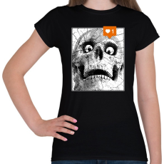 PRINTFASHION Instagram like - Női póló - Fekete