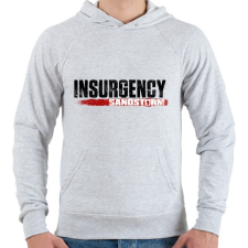PRINTFASHION Insurgency - Sandstorm - Férfi kapucnis pulóver - Sport szürke férfi pulóver, kardigán
