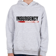 PRINTFASHION Insurgency - Sandstorm - Gyerek kapucnis pulóver - Sport szürke gyerek pulóver, kardigán